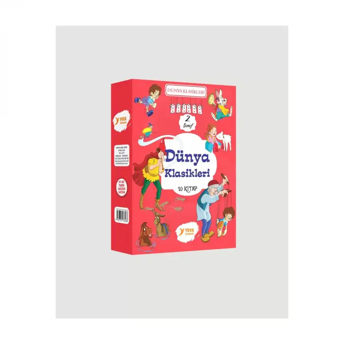 Yuva 2.Sınıf Dünya Klasikleri 10 Kitap