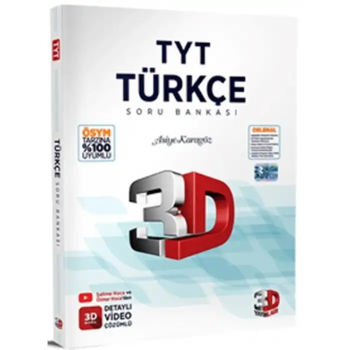 3D Tyt Türkçe Soru Bankası 2026-27