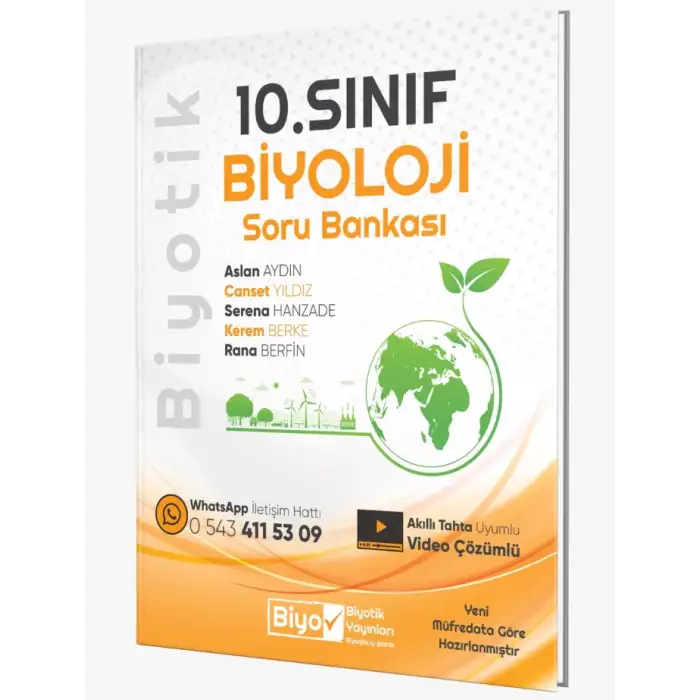 Biyotik 10.Sınıf Biyoloji Soru Bankası 2025-26