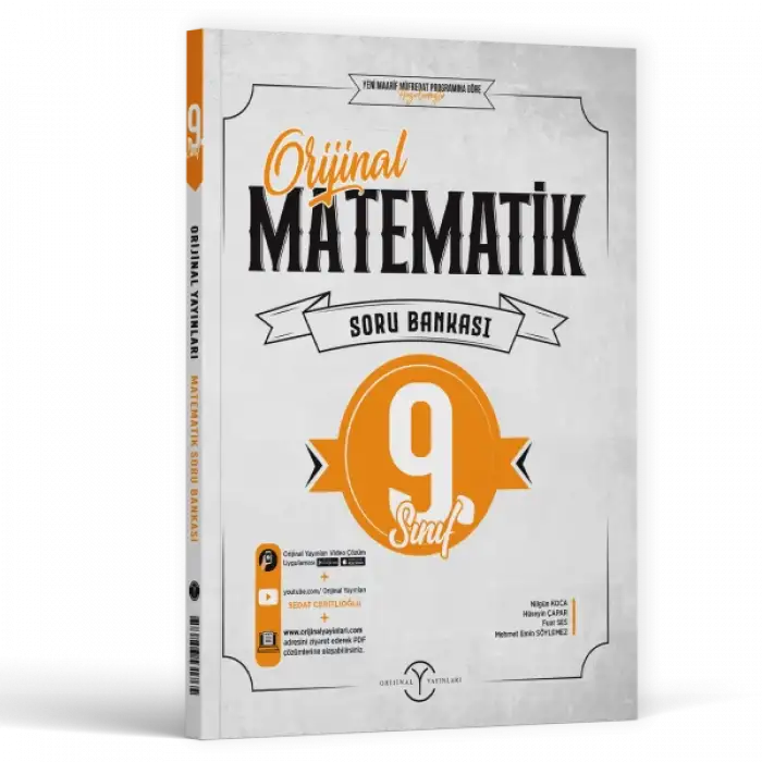 Orijinal 9.Sınıf Matematik Soru Bankası 2025-26