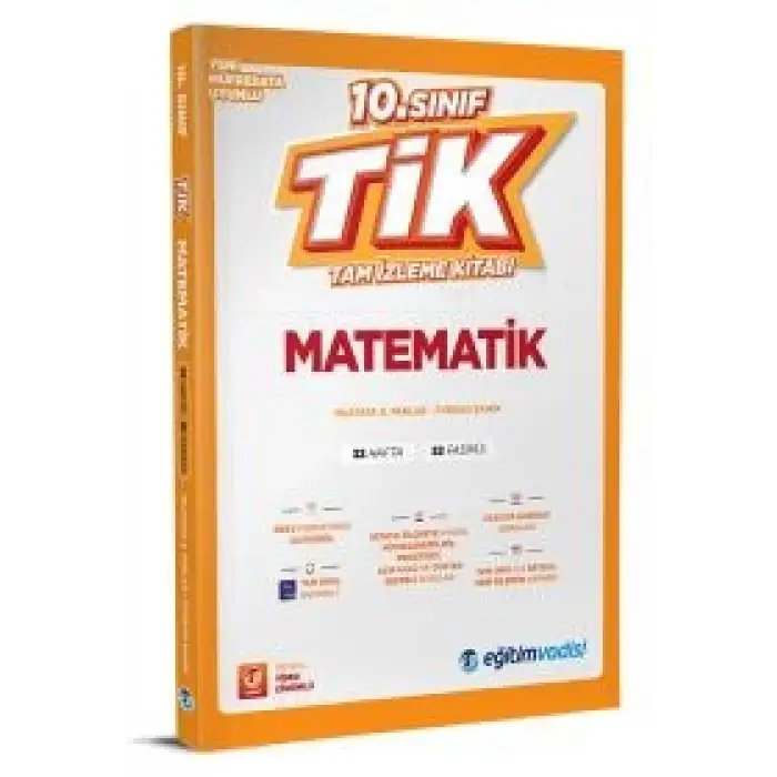 Eğitimvadisi 10.Sınıf Matematik Tam İzleme Kitabı 2025-26