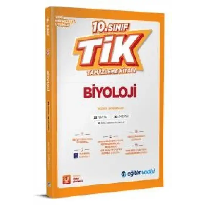 Eğitimvadisi 10.Sınıf Biyoloji Tam İzleme Kitabı 2025-26
