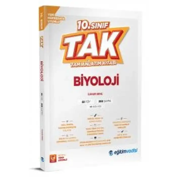Eğitimvadisi 10.Sınıf Biyoloji Tam Anlatım Kitabı 2025-26
