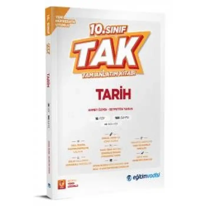 Eğitimvadisi 10.Sınıf Tarih Tam Anlatım Kitabı 2025-26
