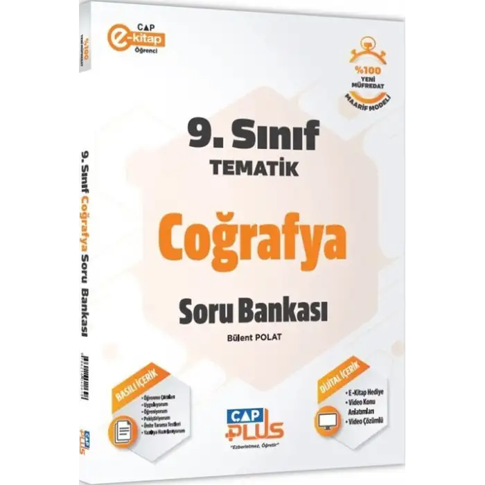 Çap 9.Sınıf Coğrafya Tematik Plus Soru Bankası 2025-26