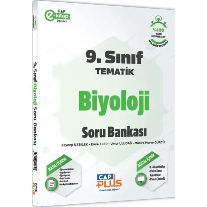 Çap 9.Sınıf Biyoloji Tematik Plus Soru Bankası 2025-26