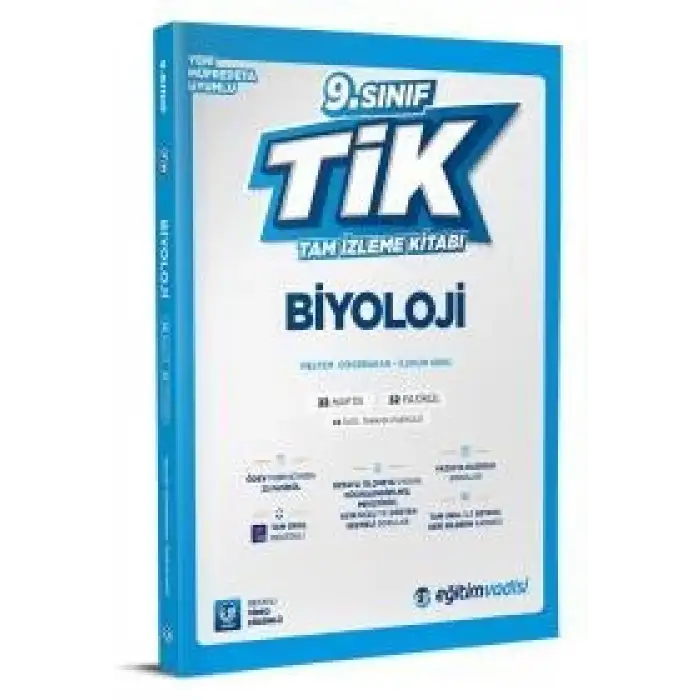 Eğitimvadisi 9.Sınıf Biyoloji Tam İzleme Kitabı 2025-26