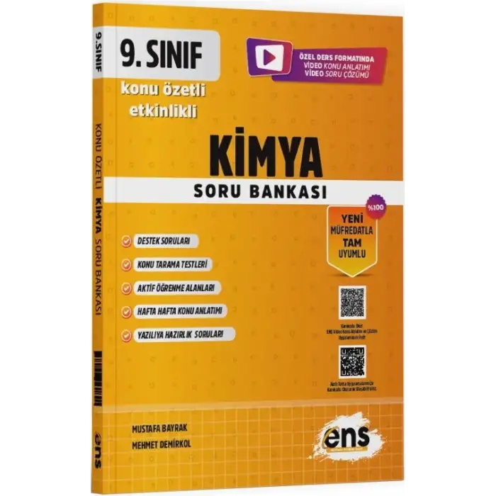 Ensdestek 9.Sınıf Kimya Etkinlikli KÖS 2025-26