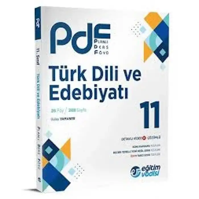 Eğitimvadisi 11.Sınıf Türk Dili Ve Edebiyatı Planlı Ders Föyü Pdf 2023