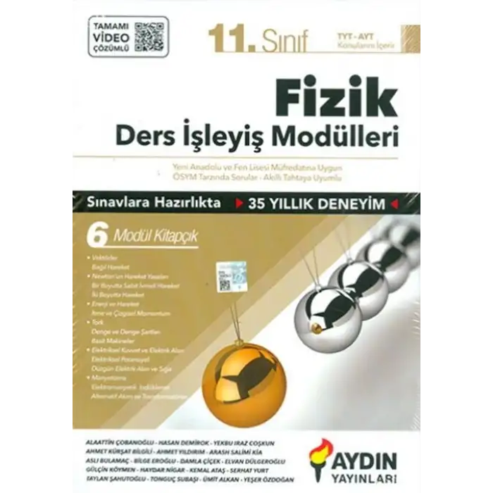 Aydın 11.Sınıf Fizik Ders İşleyiş Modülleri