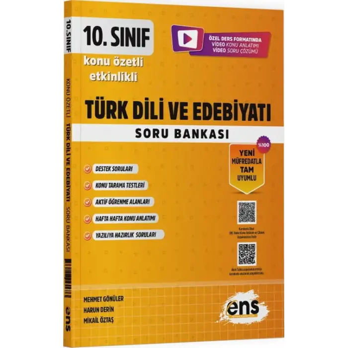 Ensdestek 10.Sınıf Edebiyat Etkinlikli KÖS 2025-26