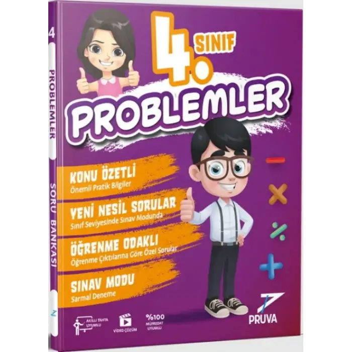 Pruva 4.Sınıf Problemler Soru Bankası 2025
