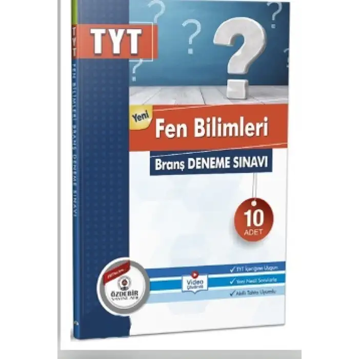 Özdebir Tyt Fen Bilimleri Branş Deneme Sınavı 10 Lu