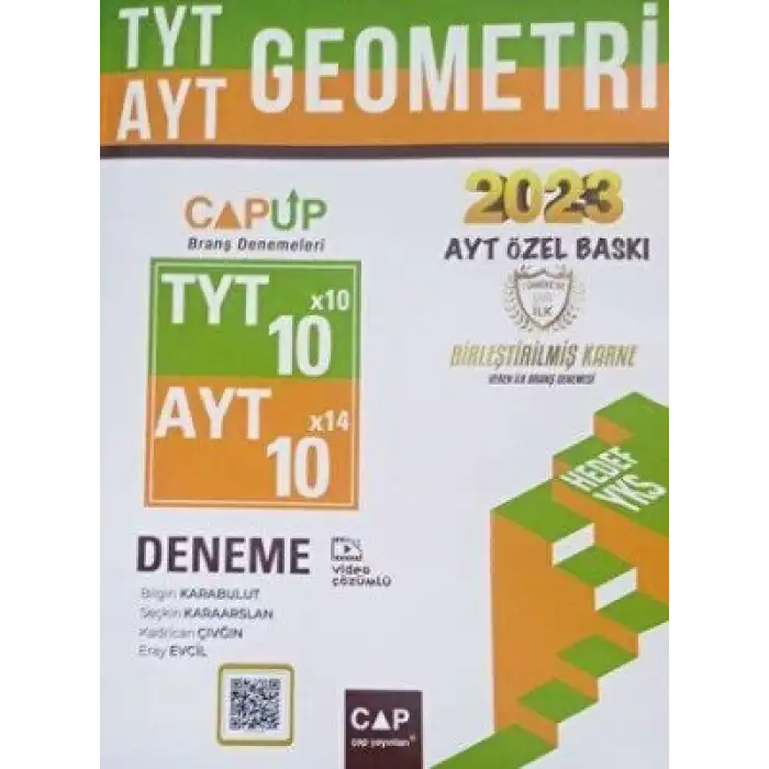 Çap Tyt-Ayt Geometri Deneme 2024