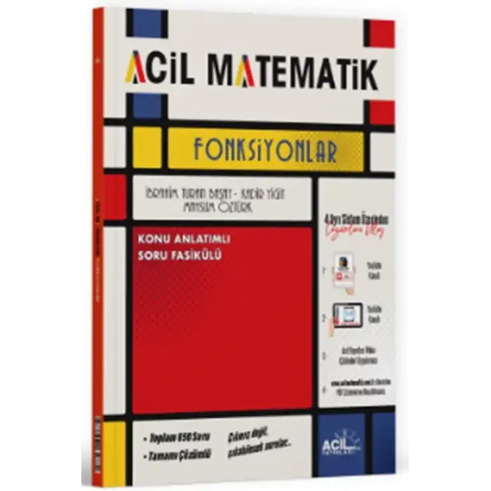 Acil Tyt Matematik Fonksiyonlar Soru Bankası 2025-26