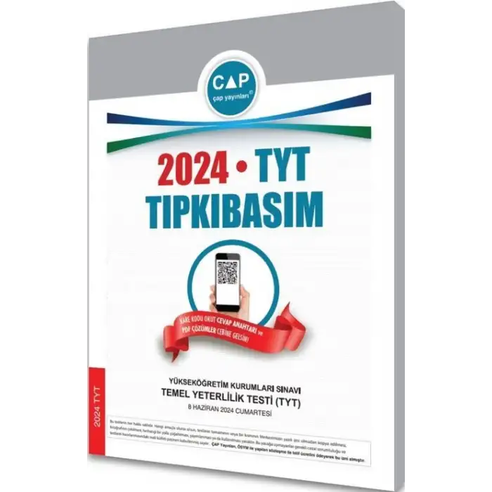 Çap Tyt Tıpkı Basım 2024