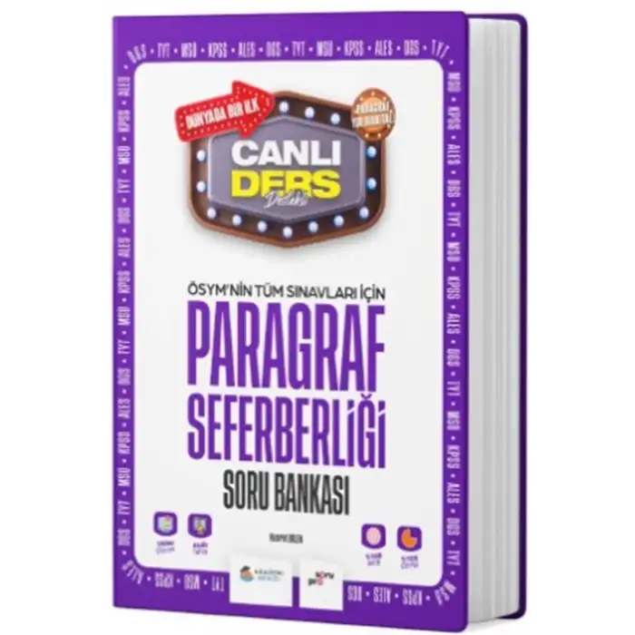 AKADEMİ Tyt Paragraf Seferberliği Soru Bankası