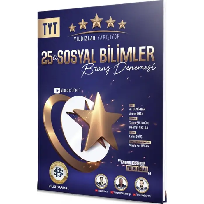 Yıldızlar Yarış.  Tyt Deneme 25 li Sosyal Bilimler 2025-266