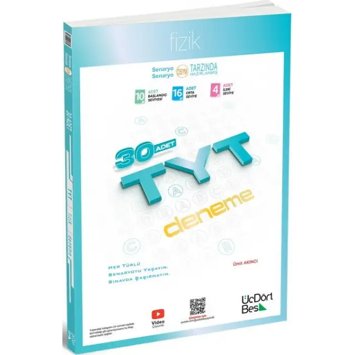 Üçdörtbeş Tyt Fizik Deneme 30 Lu 2025-26