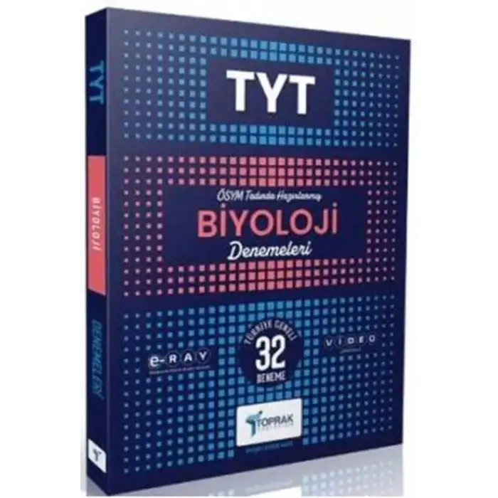 Toprak Tyt Biyoloji Deneme Kitabı 2024-25