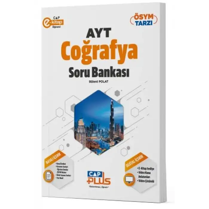 Çap Ayt Plus Coğrafya Soru Bankası 2023
