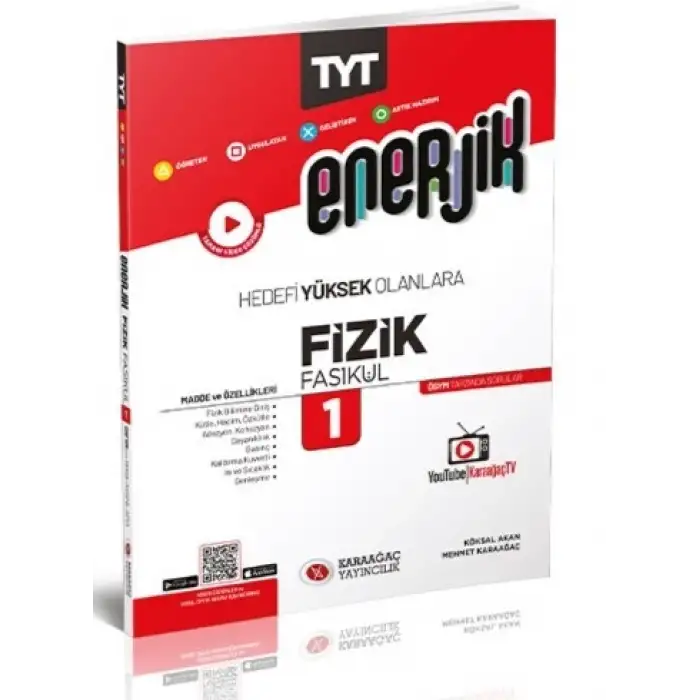 Karaağaç Tyt Fizik Fasikülleri 1 Enerjik 2023