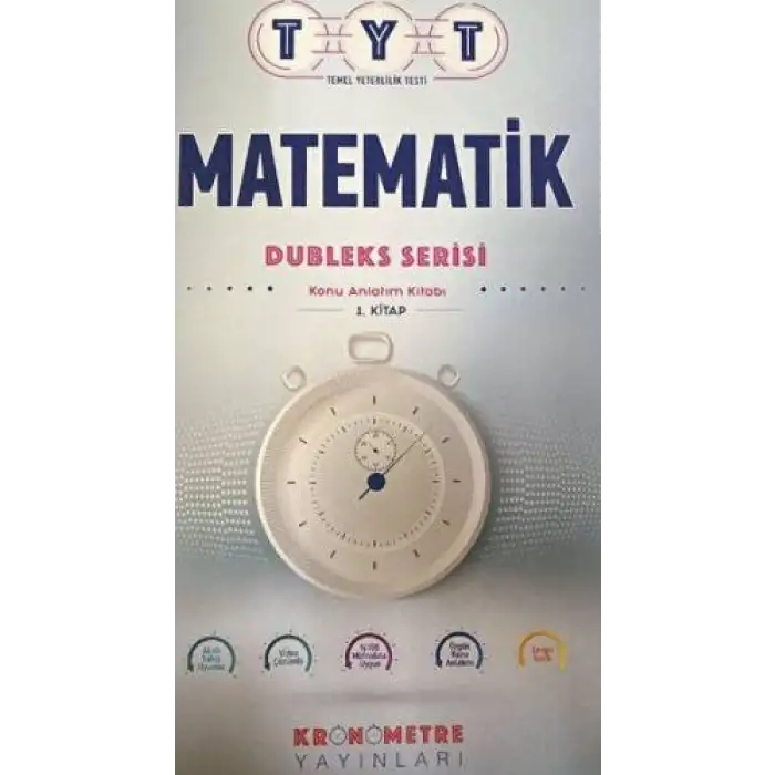Kronometre Tyt Matematik Konu Anlatım Föyleri ( Kaf ) 1.Kitap