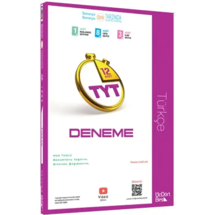 Üçdörtbeş Tyt Türkçe Deneme 12 Li 2025-26