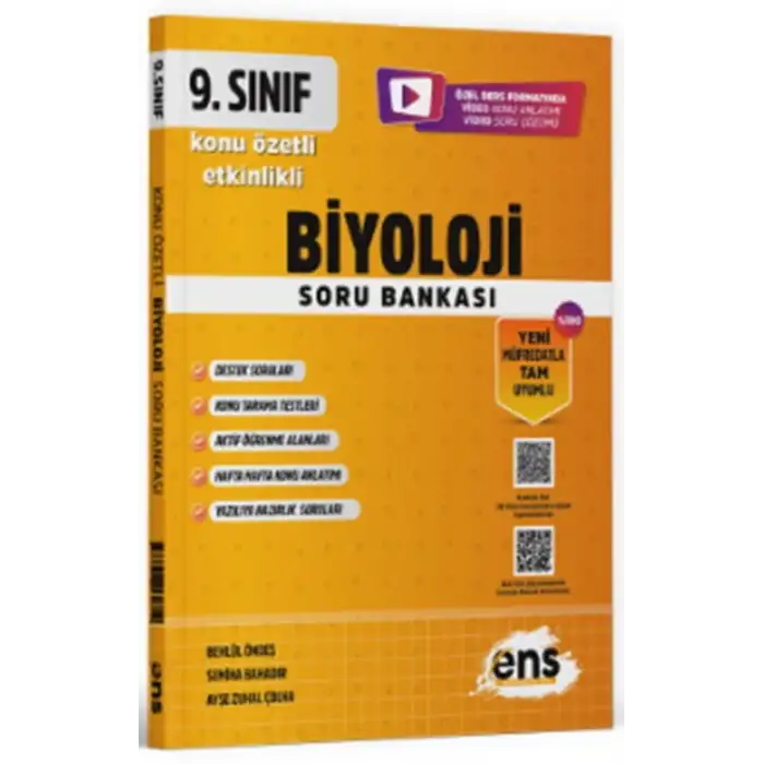 Ensdestek 9.Sınıf Biyoloji Etkinlikli KÖS 2025-26