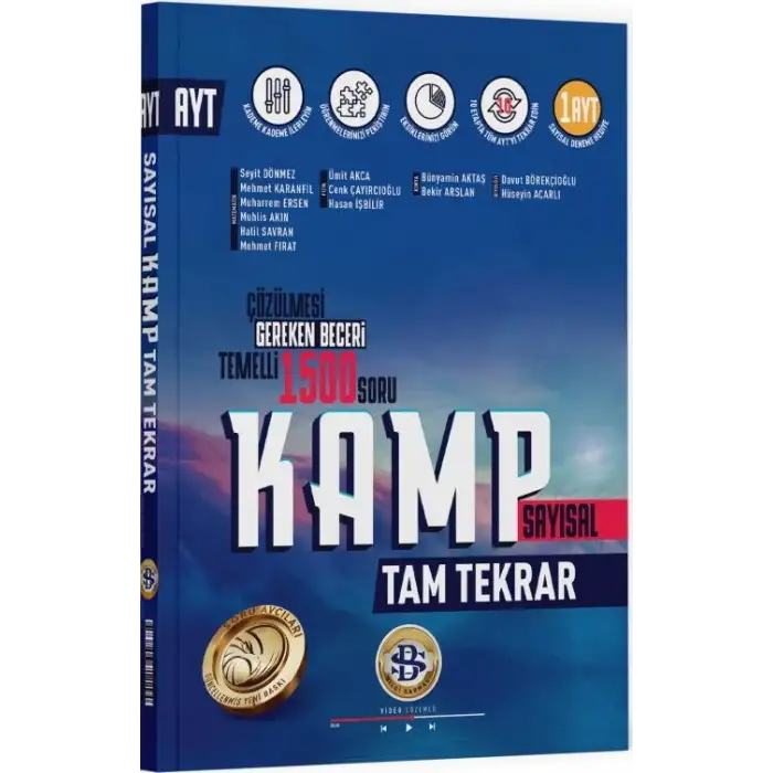 Bilgisarmal YKS AYT Kamp Tam Tekrar Sayısal 2025