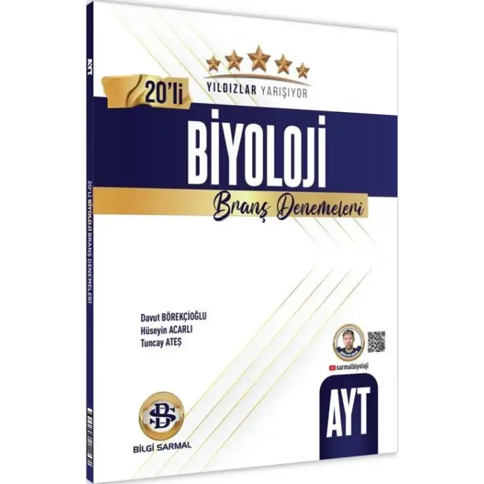Yıldızlar Yarışıyor YKS AYT 20Li Biyoloji Deneme 2025