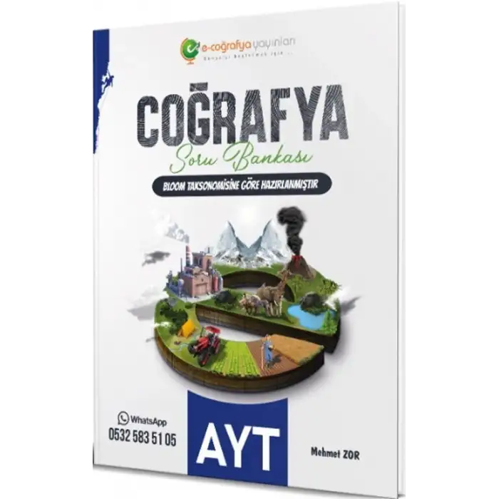 E-Coğrafya Ayt Coğrafya Soru Bankası 2024-25
