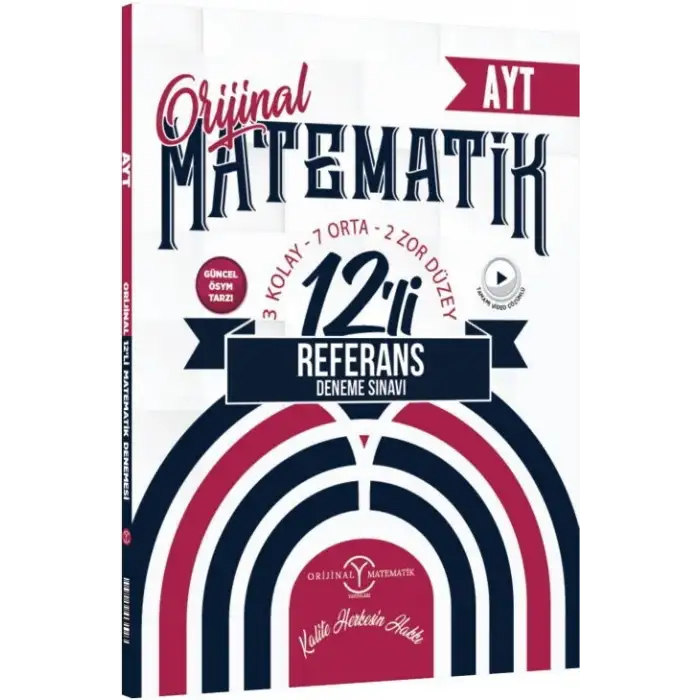Orijinal AYT Matematik Referans 12 li Deneme Sınavı 2025-26