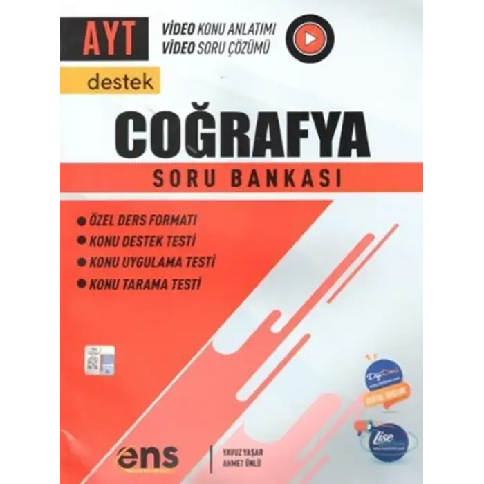 Ensdestek Ayt Coğrafya Soru Bankası 2024