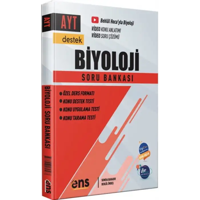 Ensdestek Ayt  Biyoloji Soru Bankası 2024