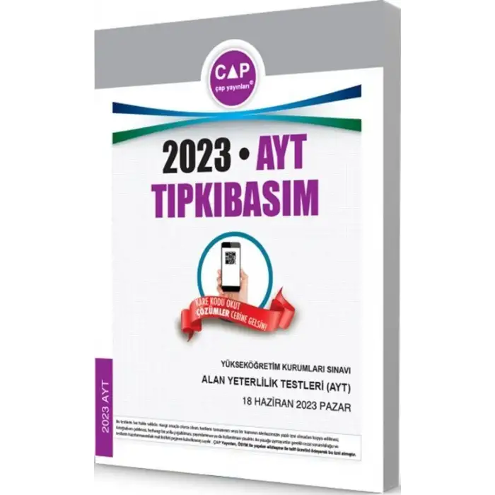 Çap Ayt Tıpkı Basım 2023
