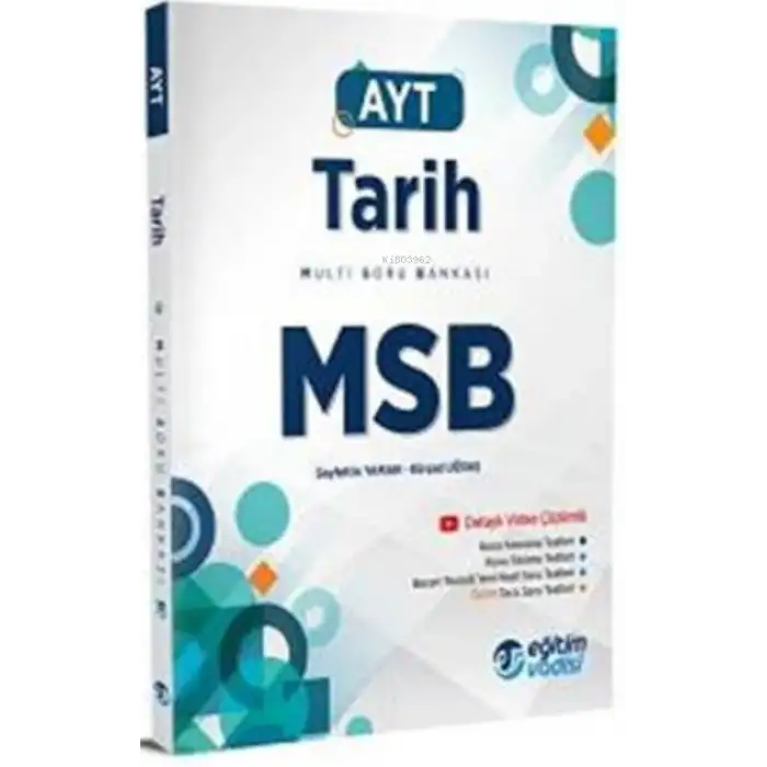 Eğitimvadisi Ayt Tarih Multi Soru Bankası Msb 2023