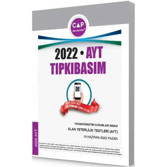 Çap Ayt Tıpkı Basım 2022