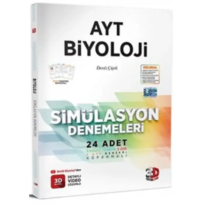 3D Ayt Biyoloji Simülasyon Denemeleri 2025-26