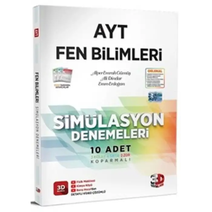 3D Ayt Fen Bilimleri Simülasyon Denemeleri 2025-26