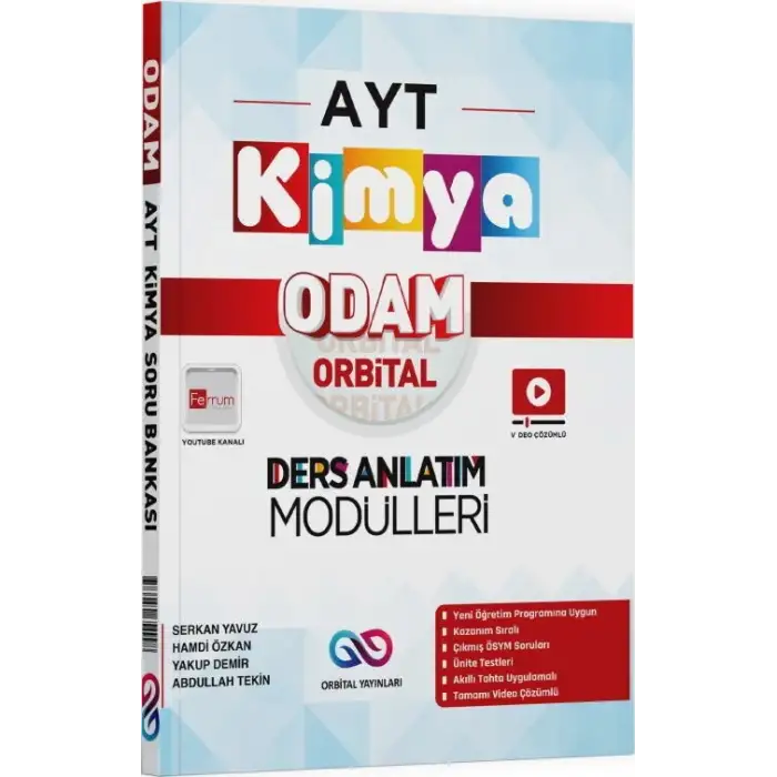 Orbital Ayt Kimya Ders Anlatım Modülleri 2025-26