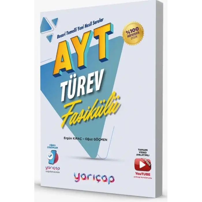 Yarıçap Ayt Fasikülleri Türev 2022