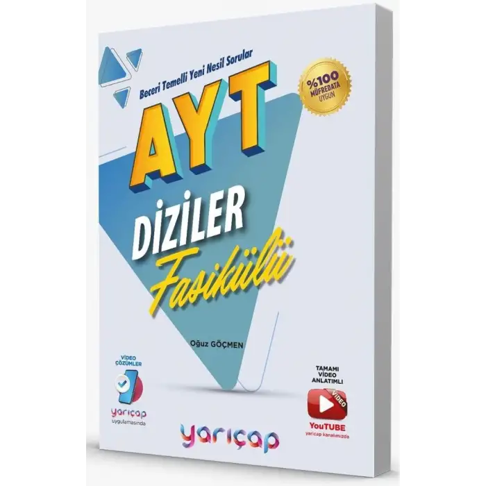 Yarıçap Ayt Fasikülleri Diziler 2022