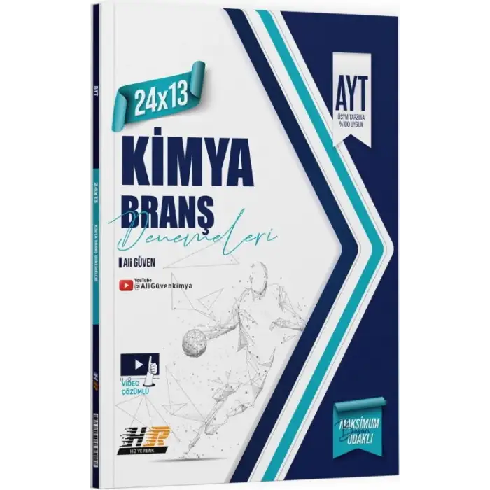 Hızrenk Ayt Kimya 24X31 Deneme 2022