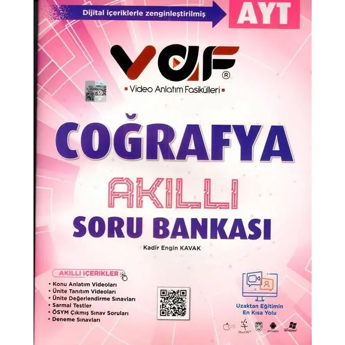 Vaf Ayt Coğrafya Akıllı Soru Bankası 2022