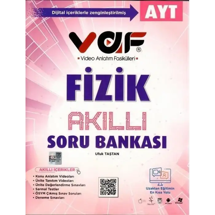 Vaf Ayt Fizik Akıllı Soru Bankası 2022