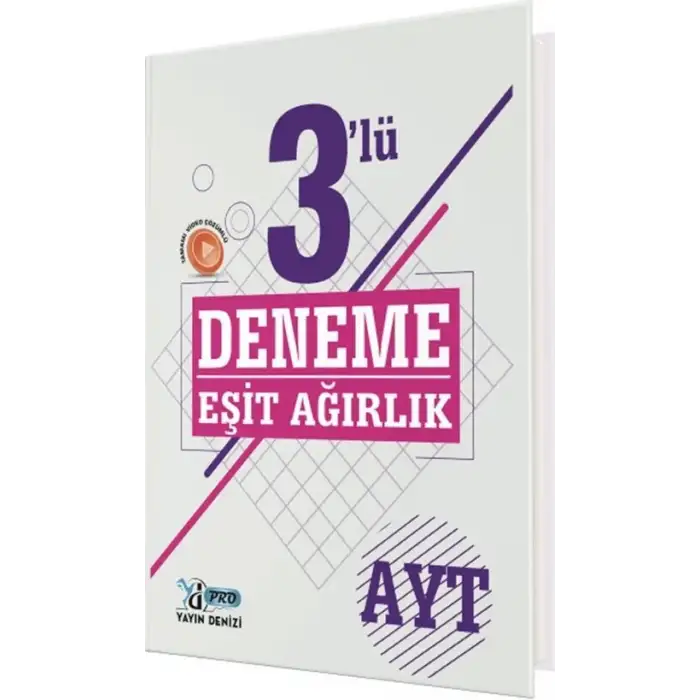 Yayındenizi Ayt Pro Deneme Eşit Ağırlık 3 Lü