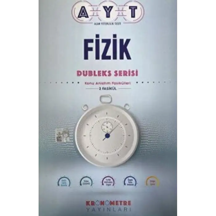 Kronometre Ayt Fizik Konu Anlatım Föyleri ( Kaf )