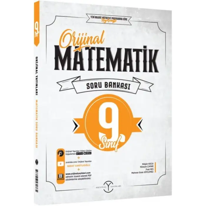 Orijinal 9.Sınıf Matematik Soru Bankası 2025-26
