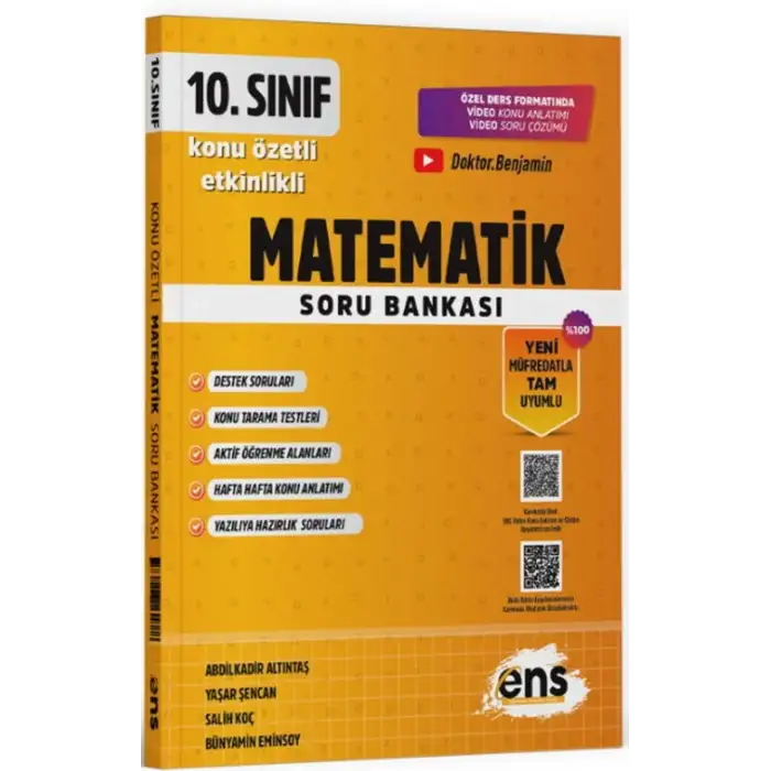 Ensdestek 10.Sınıf Matematik Etkinlikli KÖS 2025-26